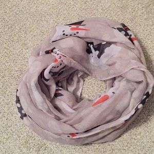 Snowman infinity scarf